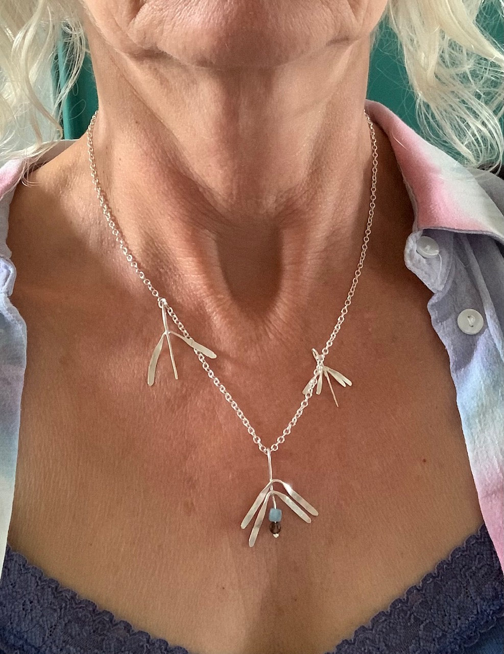Meadow double seed necklace
