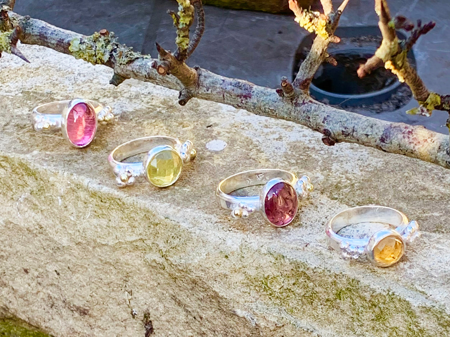 PInk tourmaline ring