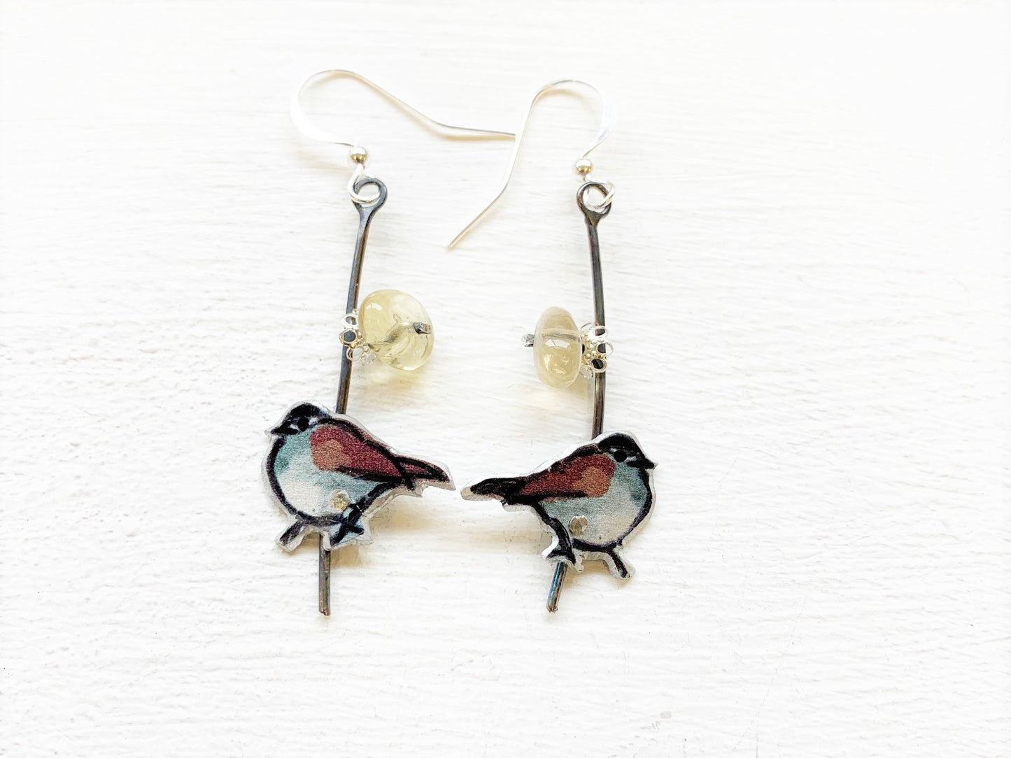 Blackcap with smokey quartz necklace