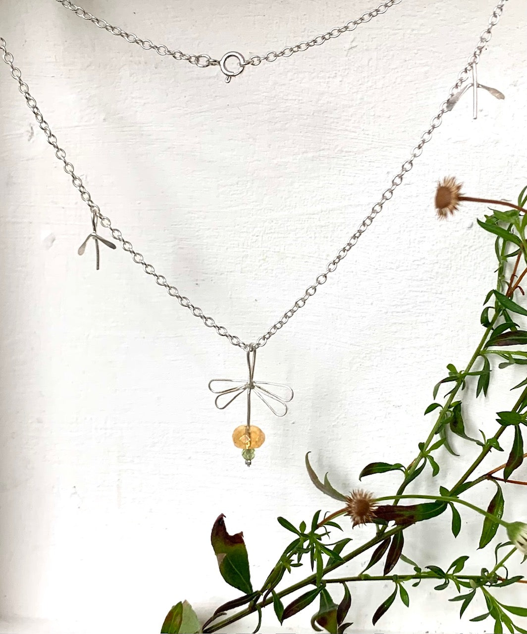 Daisy seed necklace