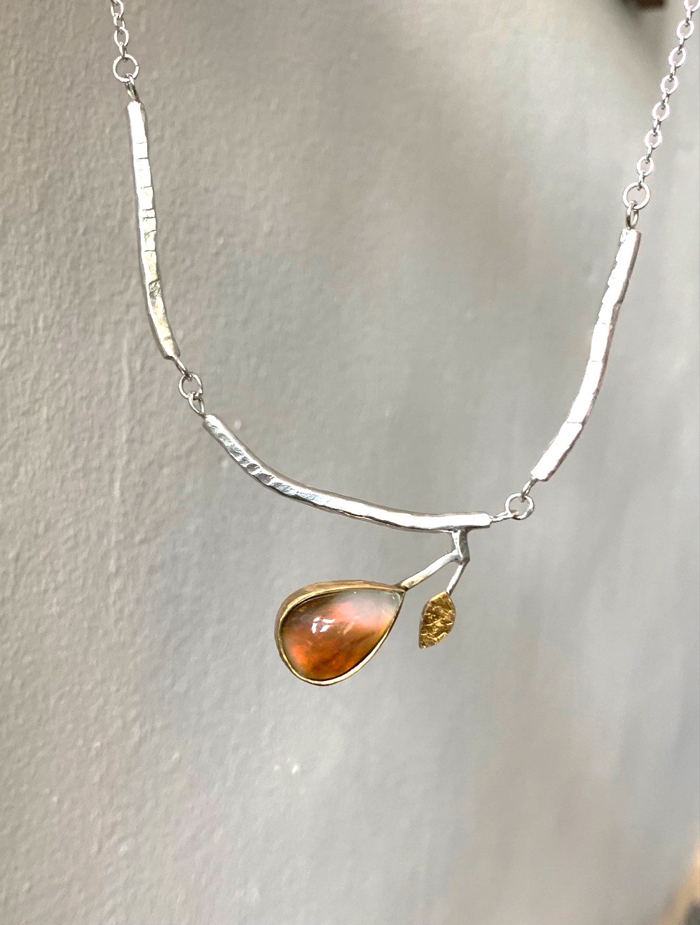Pear necklace