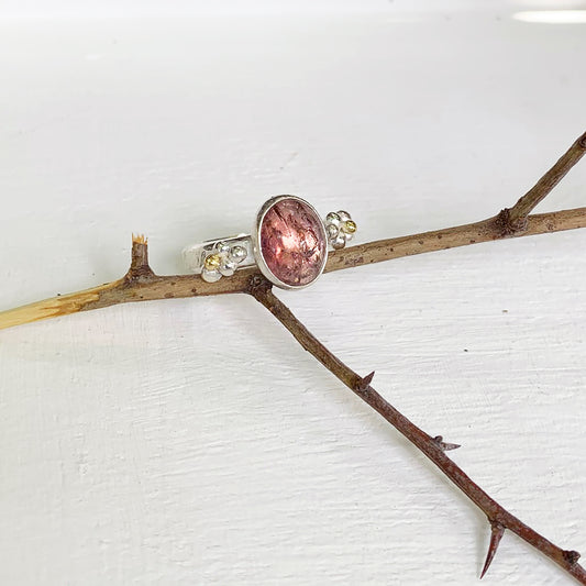 PInk tourmaline ring