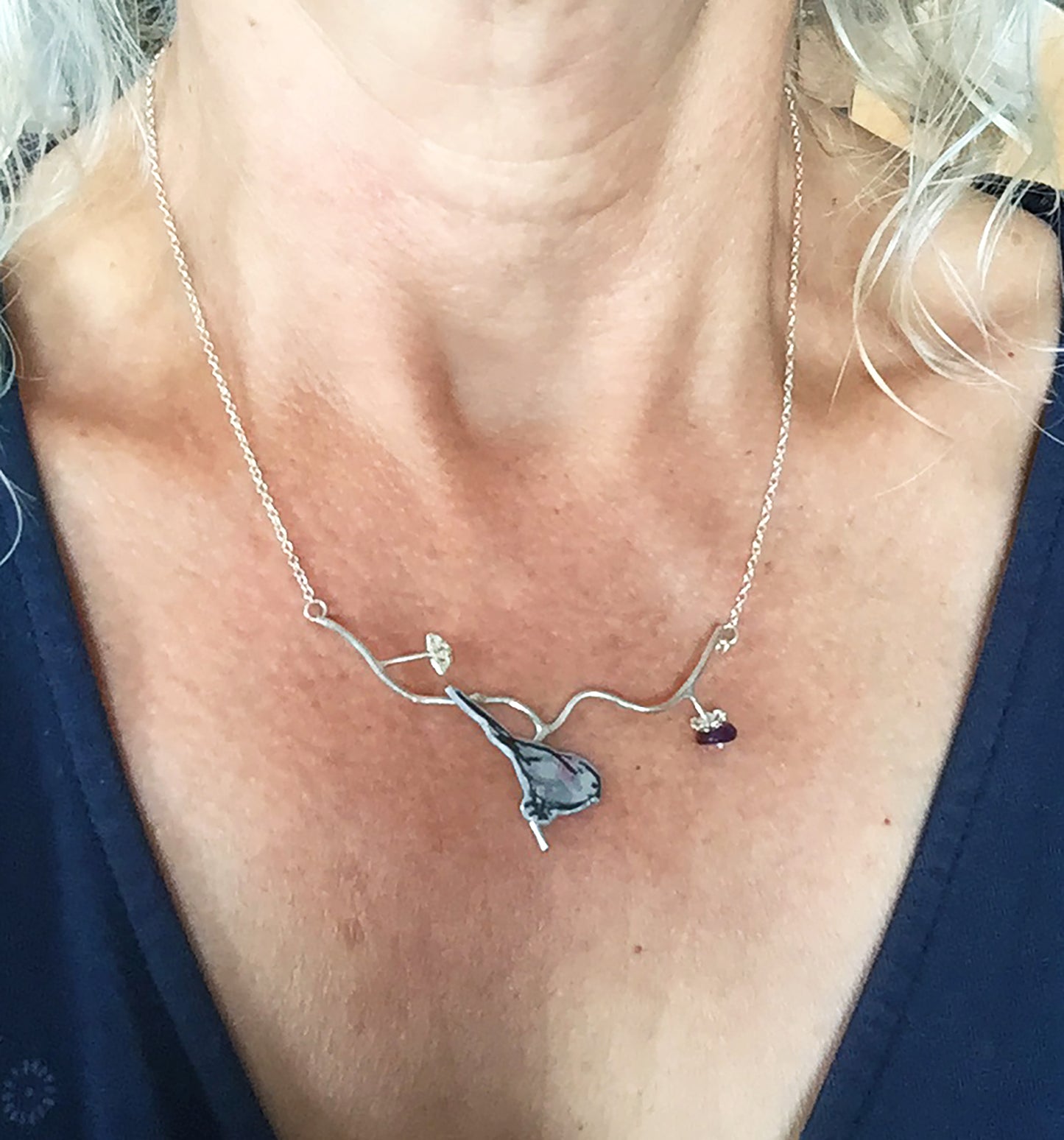 Long-Tailed Tit Necklace